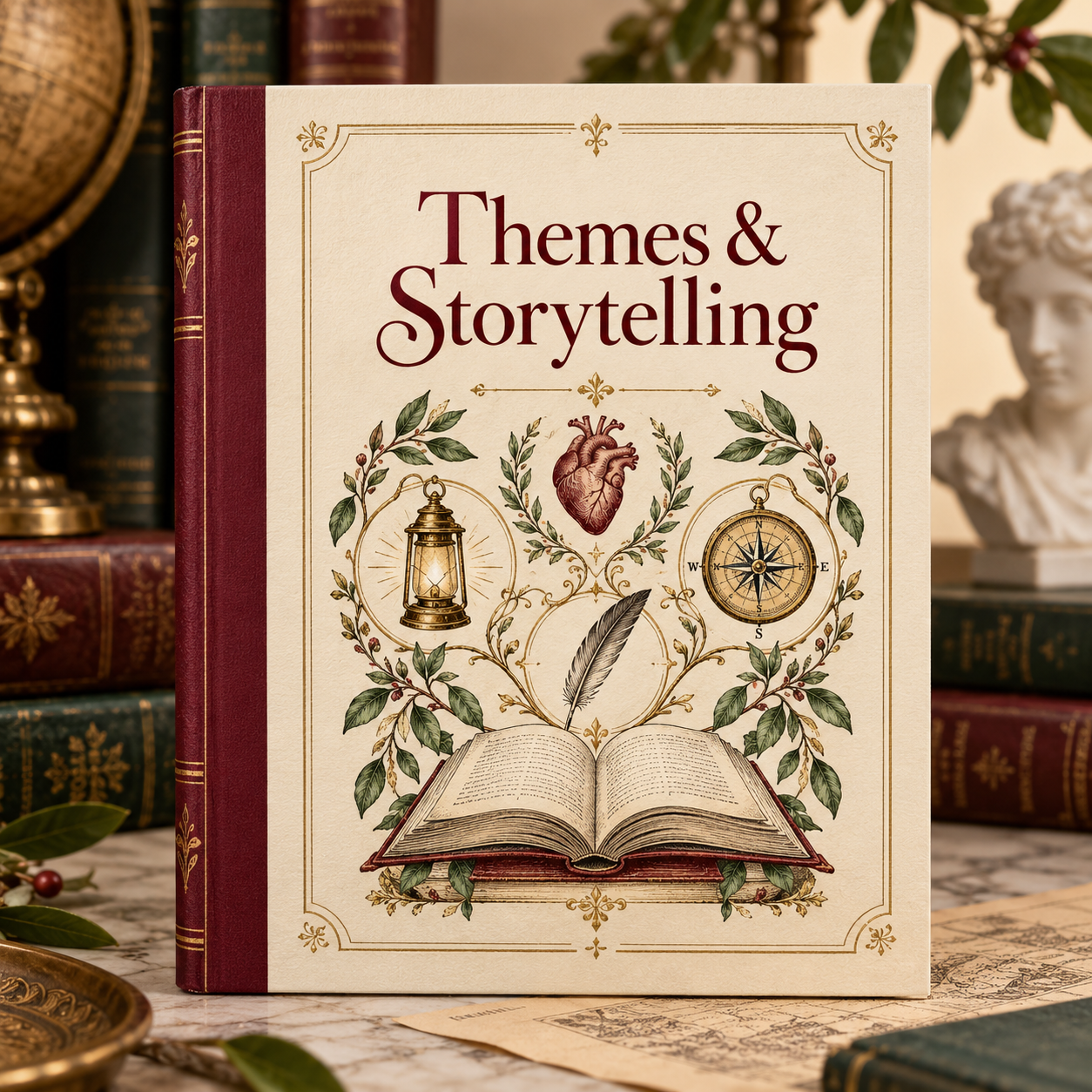Themes & Storytelling physical material mockup